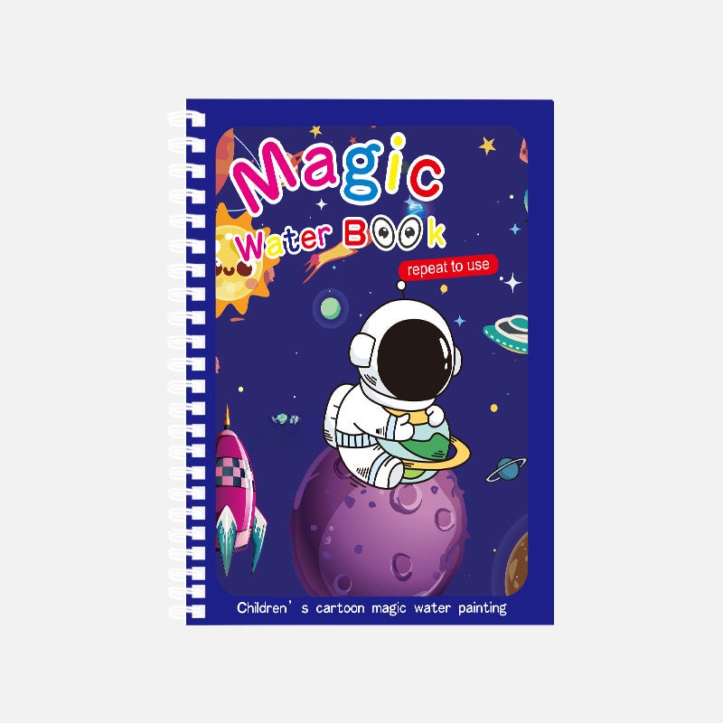 Magic Water Drawing Book for Kids Space universe (send 1 special pen) 