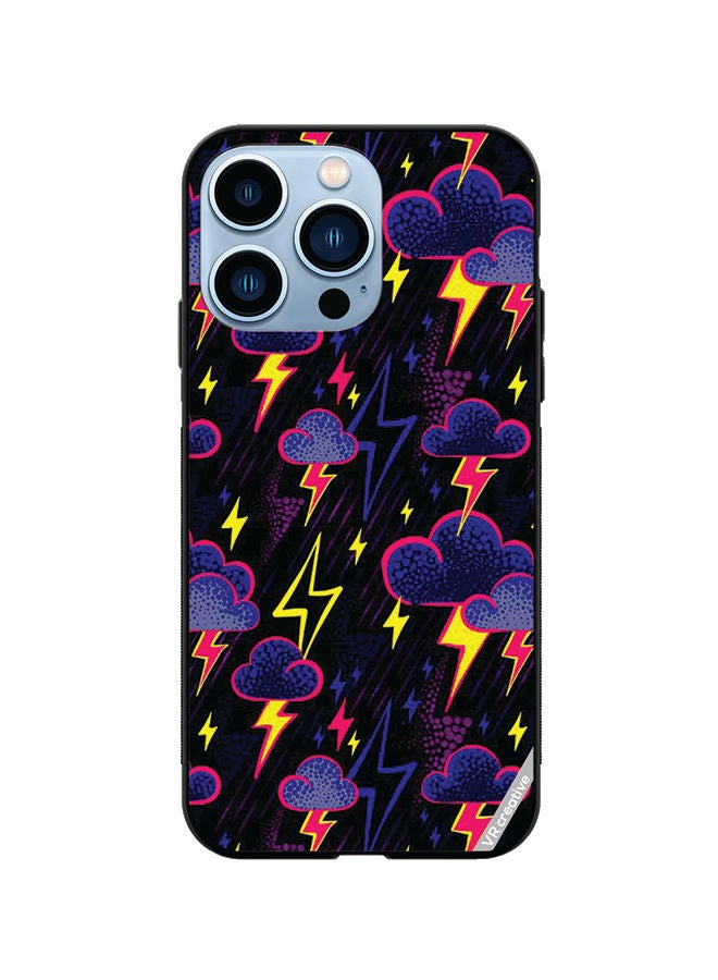 VR CREATIVE Protective Case Cover For Apple iPhone 14 Pro Max Lightening Design Multicolour - Image 1