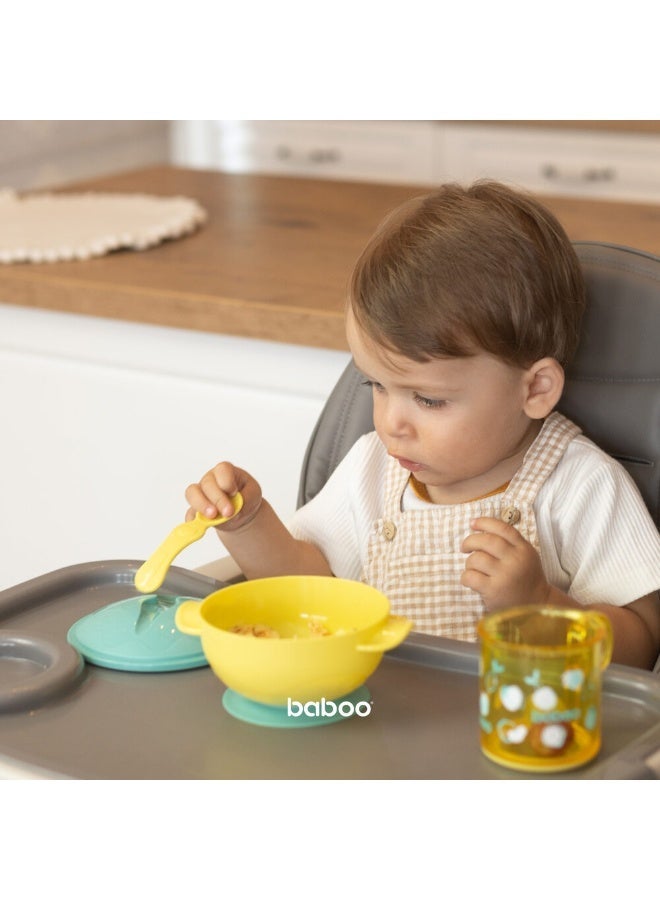 Baboo طقم وعاء وملعقة للتغذية - لاجون فييستال - 6 شهور وما فوق - Image 2