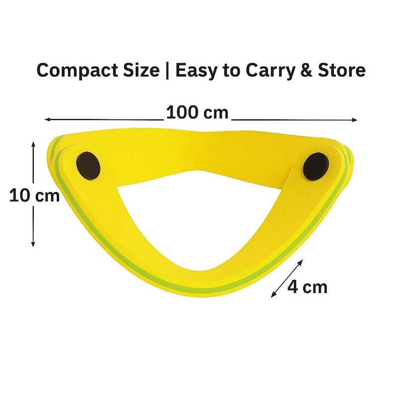 Alark كرسي الماء القابل للطي للسباحة لدعم العوم للبالغين، دعم تمارين العوم، خفيف الوزن للسباحة في البحيرات والشواطئ وحفلات المسبح والراحة في الهواء الطلق - Image 3