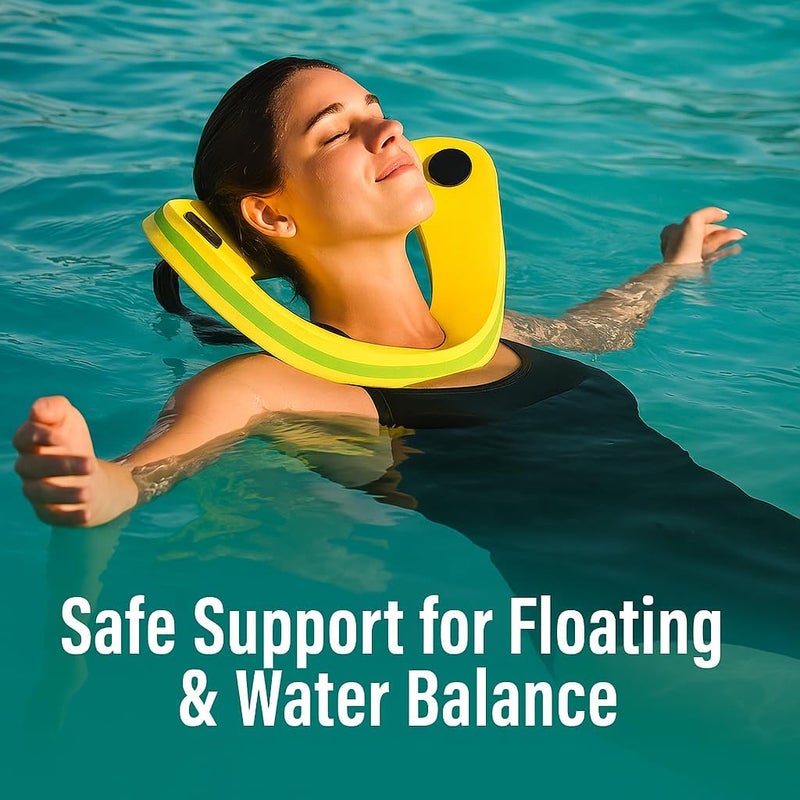 Alark كرسي الماء القابل للطي للسباحة لدعم العوم للبالغين، دعم تمارين العوم، خفيف الوزن للسباحة في البحيرات والشواطئ وحفلات المسبح والراحة في الهواء الطلق - Image 4