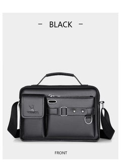 WEIXIER WEIXIER Business Briefcase Men's Shoulder Bag PU Leather Handbag Crossbody Bag  - Image 1