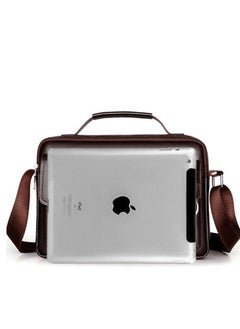 WEIXIER WEIXIER Business Briefcase Men's Shoulder Bag PU Leather Handbag Crossbody Bag  - Image 4