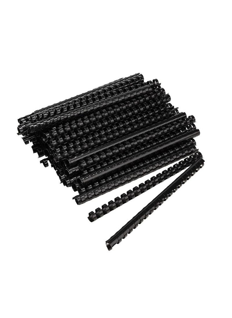 PARTNER 100-Piece Binding Combs 16mm Black  - Image 1