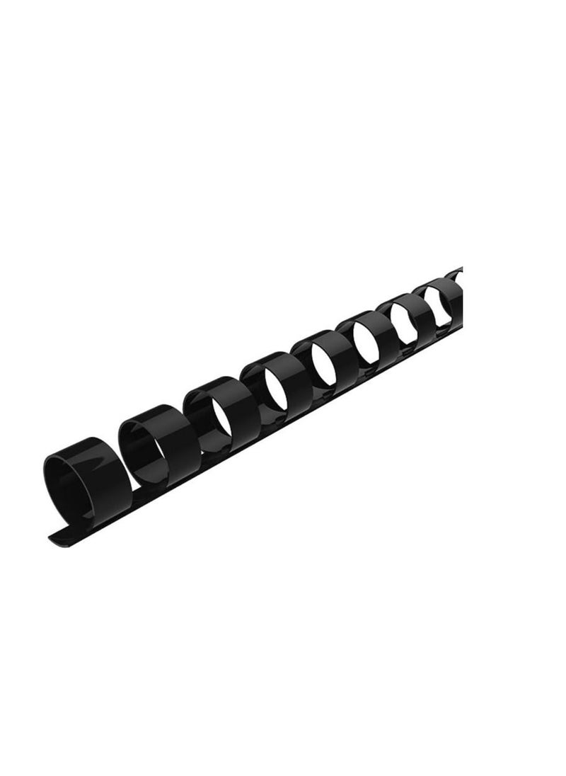 PARTNER 100-Piece Binding Combs 16mm Black  - Image 2