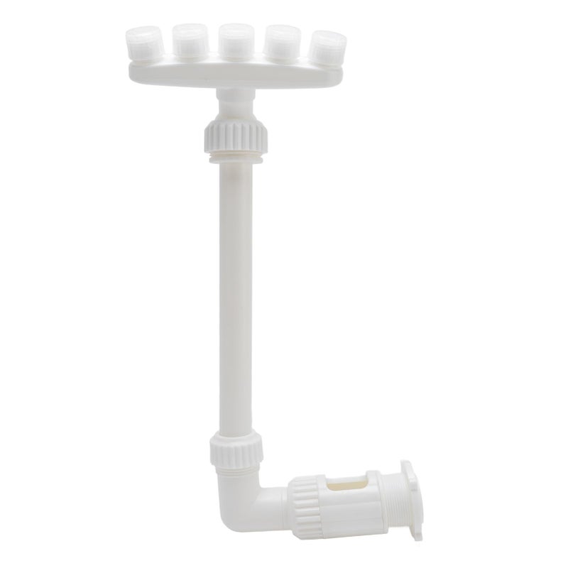 Adjustable Waterfall Fountain with 5 Nozzles for Above Inground Pools Garden Pond - Image 2