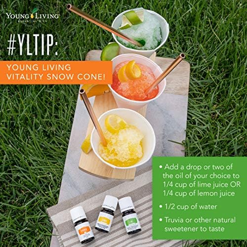 Young Living Vitality Orange Essential Oil 5ml Bottle - Zesty and Refreshing Citrus Flavor - 100% Pure and Natural - Cold-Pressed and Fresh - 100% Pure and Therapeutic Grade - Image 3