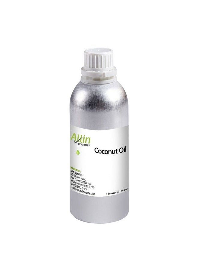 Allin Exporters Coconut Oil For Hair Skin Face And Body 100% Natural Undiluted And Cold Pressed (1000 Ml)  - Image 1