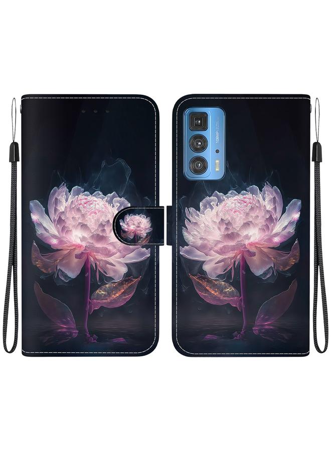 S-TOP Case For Motorola Edge 20 Pro Crystal Texture Colored Drawing Leather Phone Case - Image 1