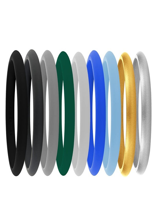 AERA CUSTOM ENGRAVED Men's Silicone Wedding Band Active Flex Ring - Personalize Any Text, Symbol, Image - SHIPS NEXT DAY - Image 5