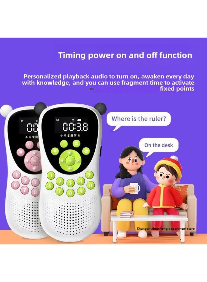 Children's Story Machine Chinese Learning Machine Intelligent Masterpiece Listening Machine High Junior High School Primary School Students-years Old-Body Color:Third Generation 64g Middle And High School Version (brown)-Memory Capacity:Default Items  - Image 3