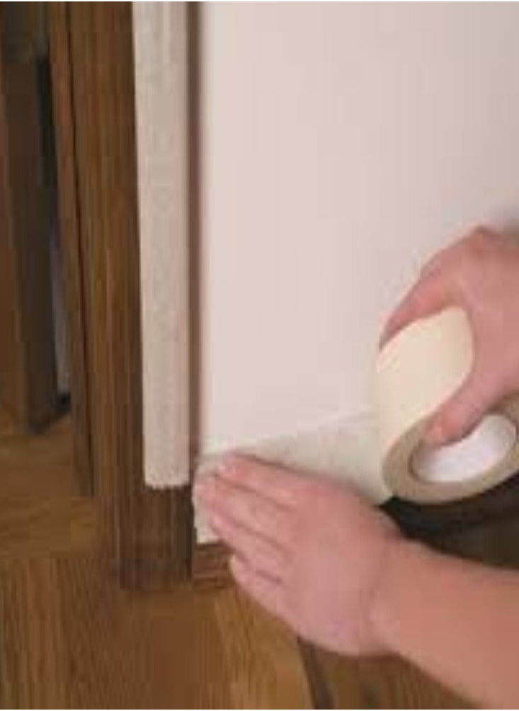 KNP KNP 1.5-inch Masking Tape Pack of 1 is a single roll of high-quality adhesive tape designed for a wide range of applications, including painting, labeling, and general masking.  - Image 3