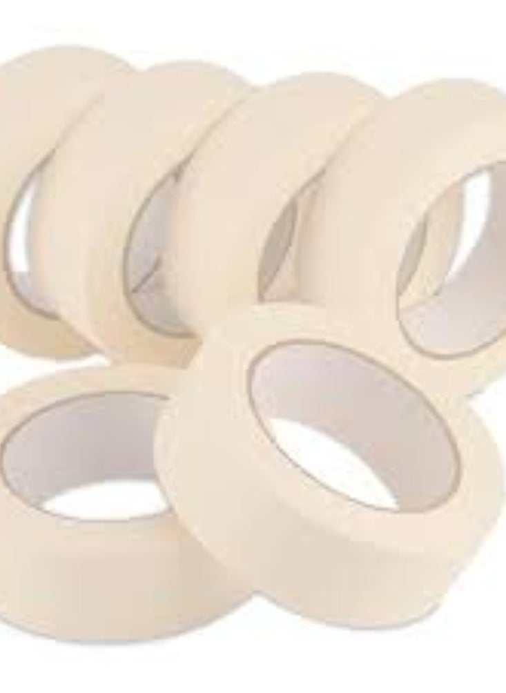 KNP KNP 1.5-inch Masking Tape Pack of 1 is a single roll of high-quality adhesive tape designed for a wide range of applications, including painting, labeling, and general masking.  - Image 2