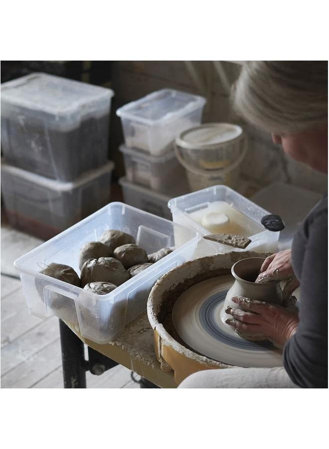 erorex Box With Lid Transparent 28X20X14 Cm 5 L - Image 4