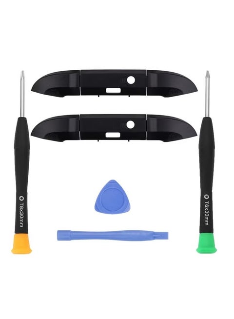 RB LB Bumpers Shoulder Trigger Buttons Top Middle Bracket Controller Replacement for Xbox Series X/S (2 Black)