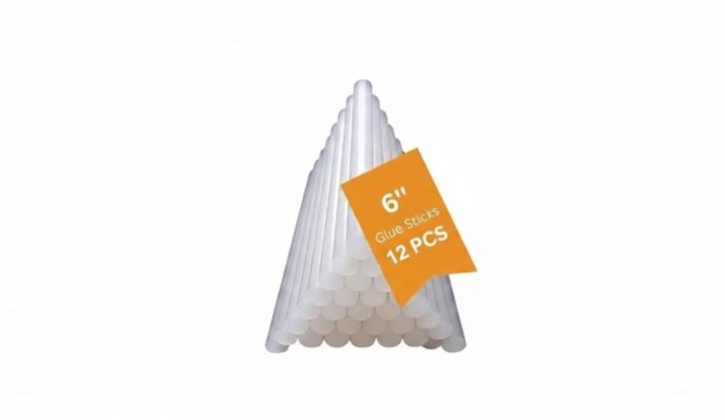 DELIVERYPAX 108 PCS Hot Melt Glue Sticks 11mm x 6 Inch – Industrial Grade Strong Adhesive, Transparent Low Drip Glue Gun Sticks for DIY Projects, Art & Craft, Repairs & Sealing. - Image 1