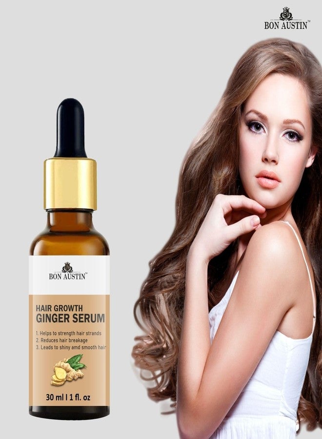Bon Austin Vitamin B3 Facial Serum, Under Eye Serum (Remove Dark Circle) & Hair Growth Ginger Serum (Reduce Hair Fall) Each, 30ml - Combo of 3 Items - Image 4
