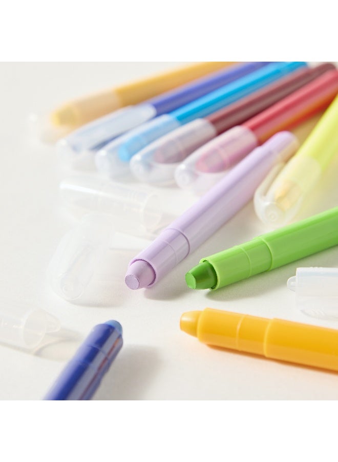 Findz Pens & Pencils - Individual - 36 Pcs Crayons - (Plastic) Multicolour \ 30.5X14.5X3.5 - Image 4