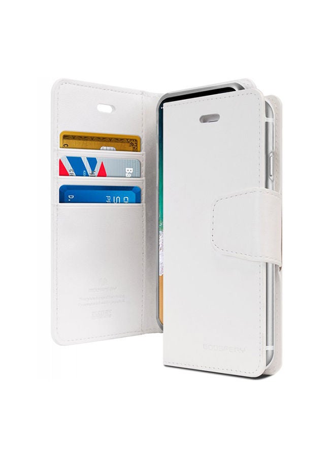 NIBEMINENT Leather Protective Case Cover For iPhone 11 White - Image 1