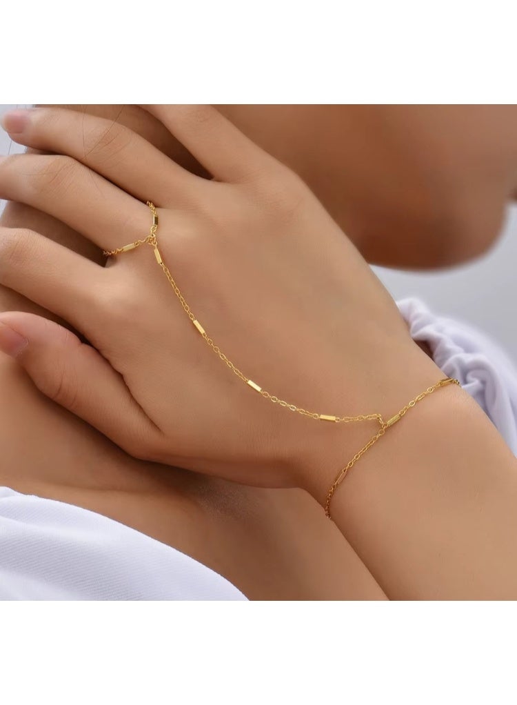 14K Gold Plated Bracelet  Bracelet Fashion Bracelet For Women Girls - Image 1