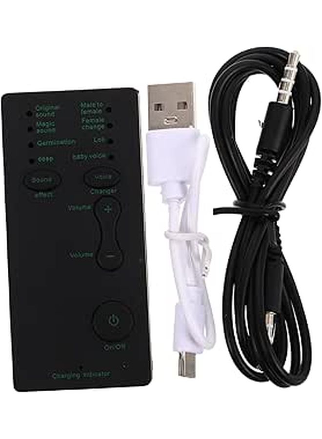 Mini Sound Card Voice Changer Modulation For Live Streaming Audio Enhancement - Image 1