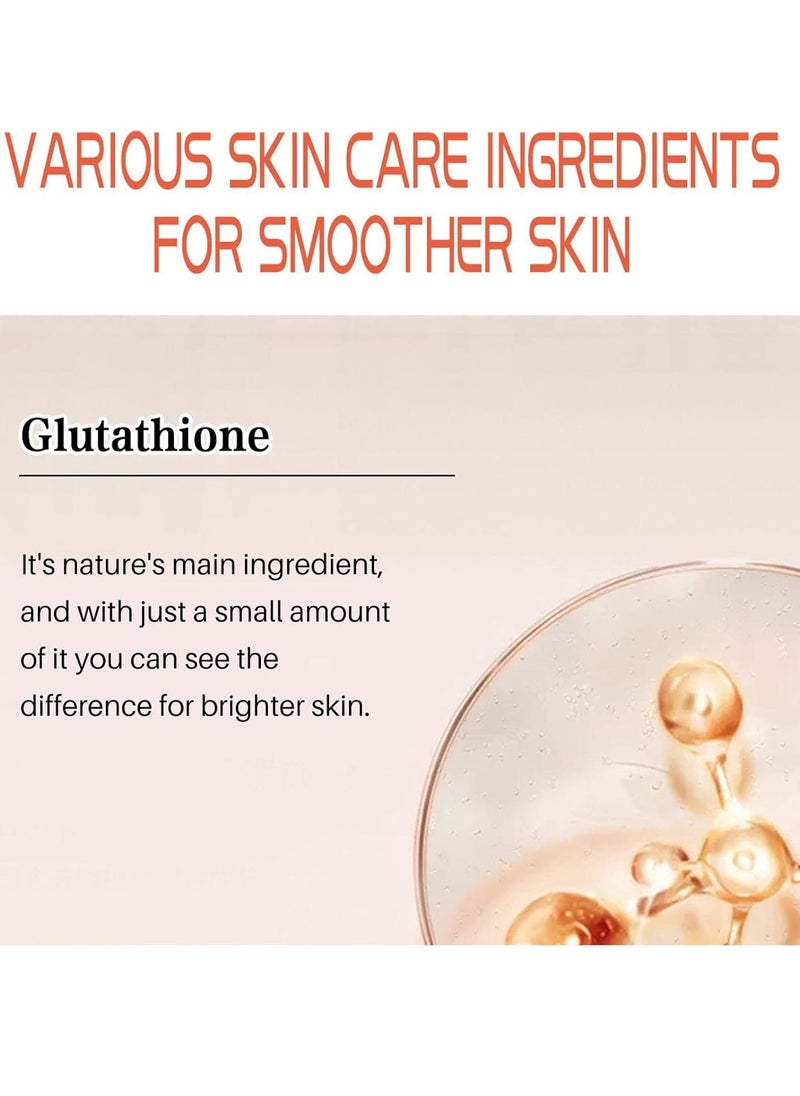 Lanthome 100g Glutathione White Soap Skin Brightening Bar Soap Effective Glutathione Brightening Soap for Face and Body Whitening Soap Bar for Smoothening Skin Kojic Acid Soap Glutathione Cream Soap  - Image 3