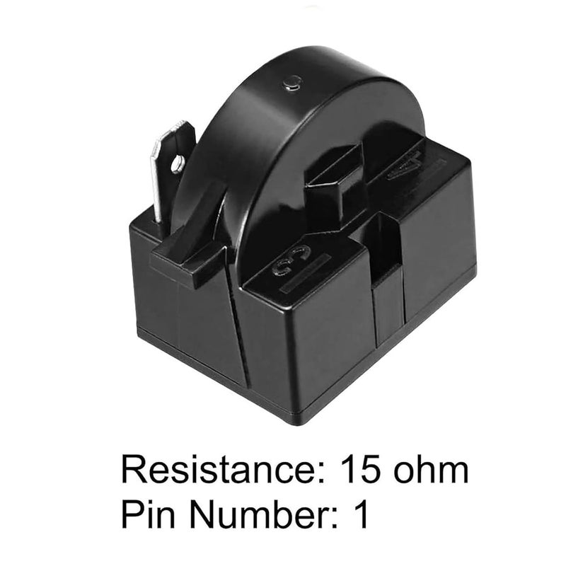 tooloflife 15 Ohm Resistor 1 Pin PTC Starter Relay, Fridge Spare Parts Freezer Compressor Resistor for Mini Fridges, Compact Fridges, Freezers, Wine Refrigerators - Image 4