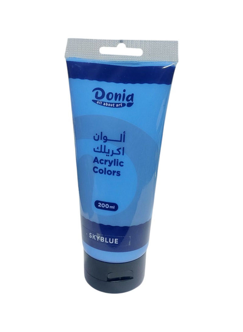Acrylic Paint 200ml Sky Blue