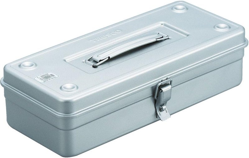 TRUSCO T-350SV Trunk Tool Box - Durable Silver Storage Solution, 14.8 x 6.4 x 4.0 inches - Image 1