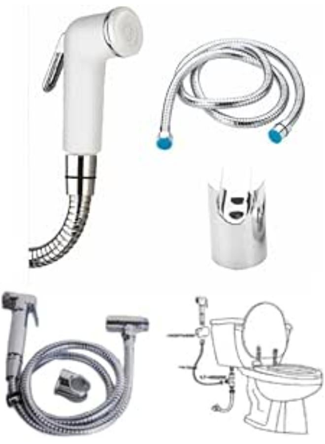 Full Bathroom Shattaf With Adapter Under The Base Of The Bathroom (Shattaf Model 6 As Picture) - Image 1