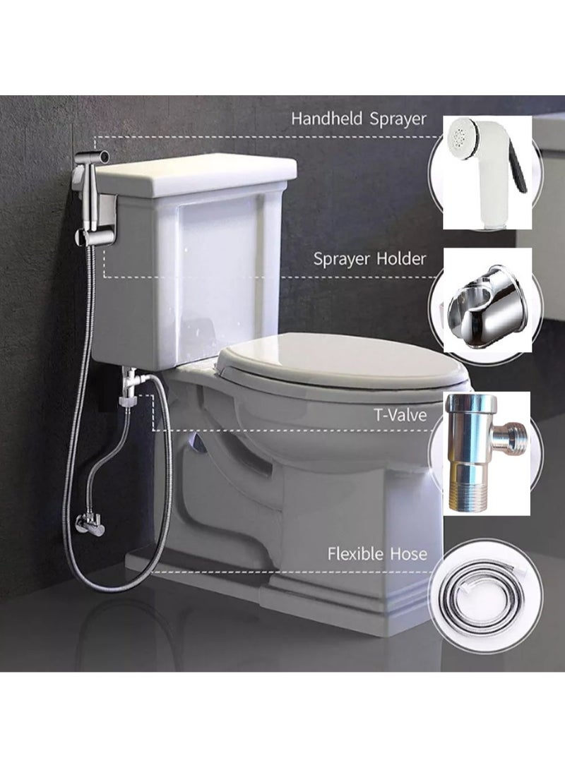 Full Bathroom Shattaf With Adapter Under The Base Of The Bathroom (Shattaf Model 6 As Picture) - Image 3