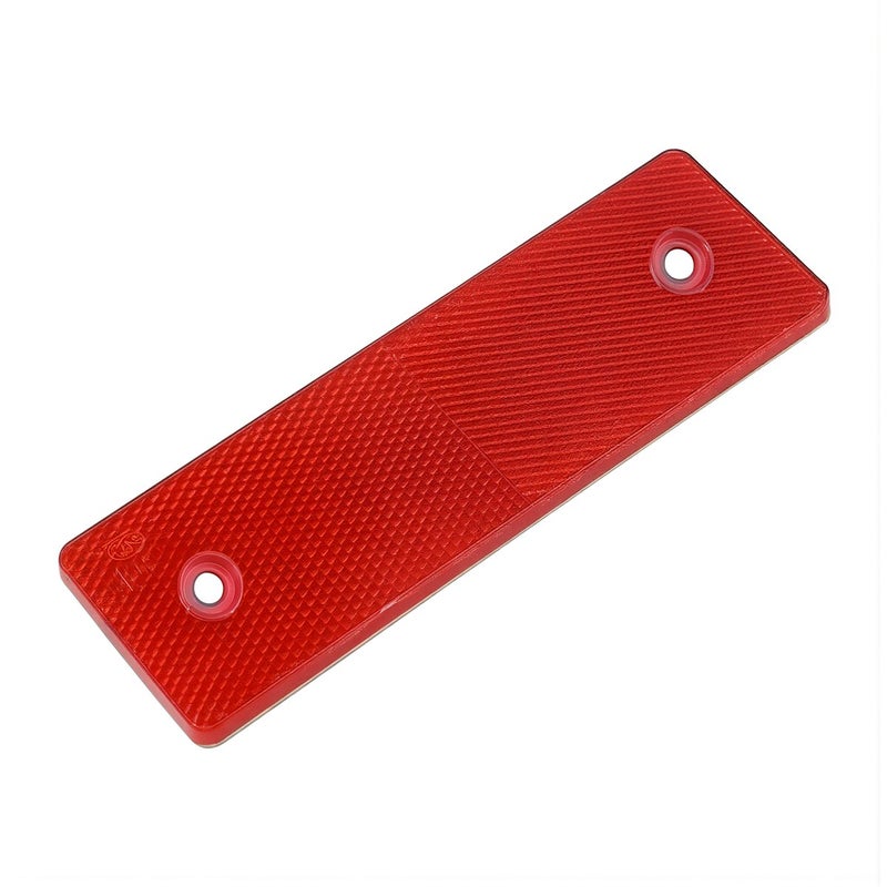 Upgraded Prism Truck Reflector Plate 2X Brighter Anti Fade Red White 74 - Image 2