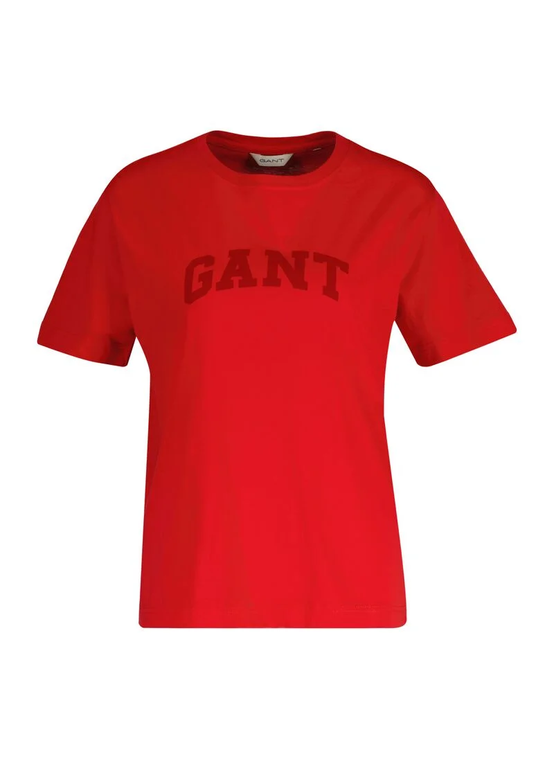 غانت Gant Relaxed Graphic Ss T-Shirt