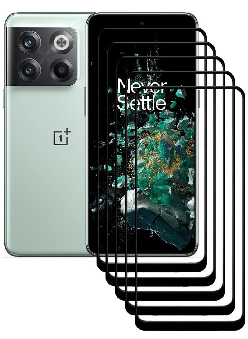 ACLIX 5 Pieces Antistatic ESD Dustproof Premium Quality High Definition Tempered Glass Screen Protector Designed For OnePlus 10T - Image 1