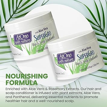 AtOne SuperGro Hair Scalp Conditioner with Aloe Vera 154g - Image 5