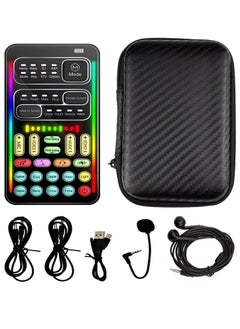 Generic Portable Voice Changer, 2rd Generation i9 Live Sound Card, Cool Lights Sound Board - Voice Disguiser/Modulator for PS4/PS5/Xbox One/PC/Phone/Laptops with Adjustable Voice Functions  - Image 2