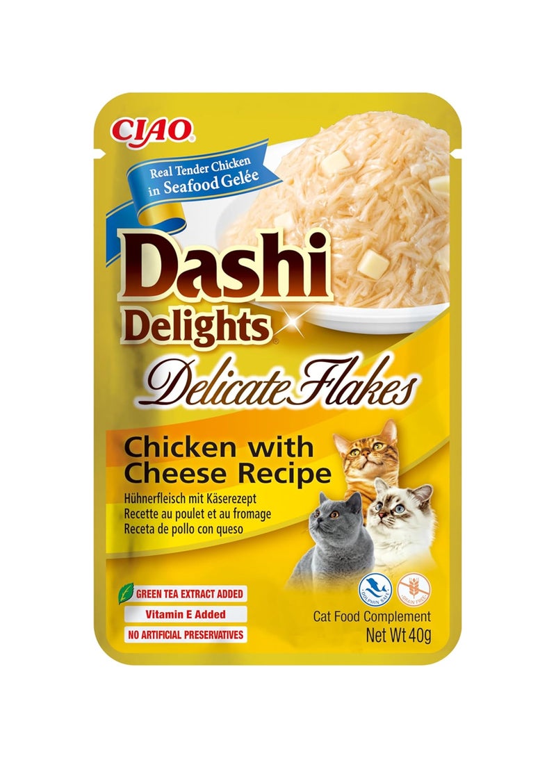 INABA Dashi Delights Delicate Flakes Chicken With Cheese Recipe (40G) 70G - Image 1