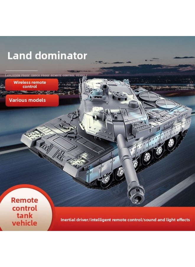 Generic Toy Tank Car Electric Charging Remote Control Large Four-way Dual Inertia Tank-Color:Meiai-small-remote Control  - Image 5