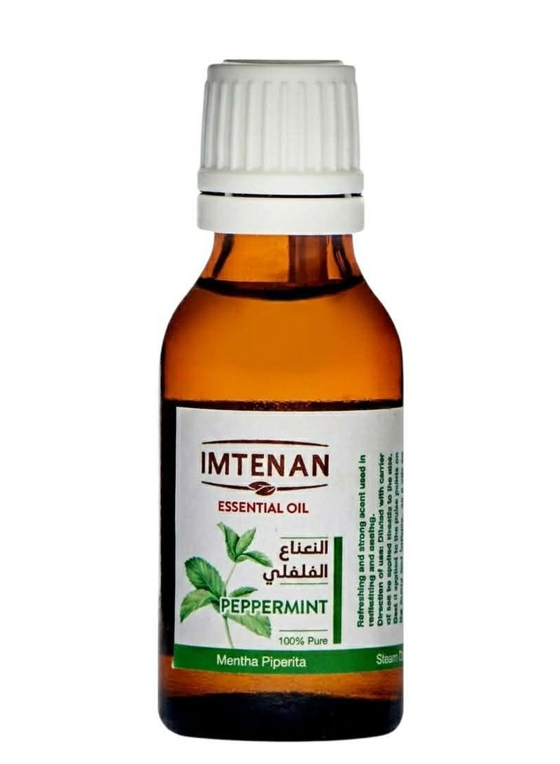 Imtenan Pure Peppermint Essential Oil - 25ml - Image 1