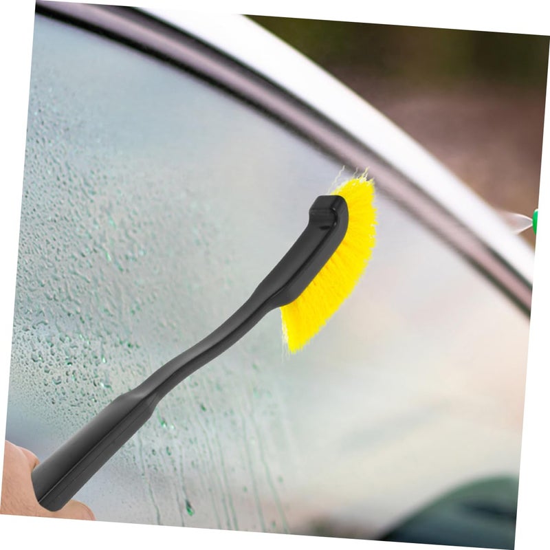 2Pcs Long Handle Car Tire Brush Set Soft Bristle Wheel Cleaner Tool for Comprehensive Cleaning - Image 5