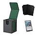 Venssu MTG Deck Box for Commander DisplayCard Deck Box Fits 100 Double Sleeved CardsTCG with 2 Dividers and 1 Toploader BlackGreen - Image 3