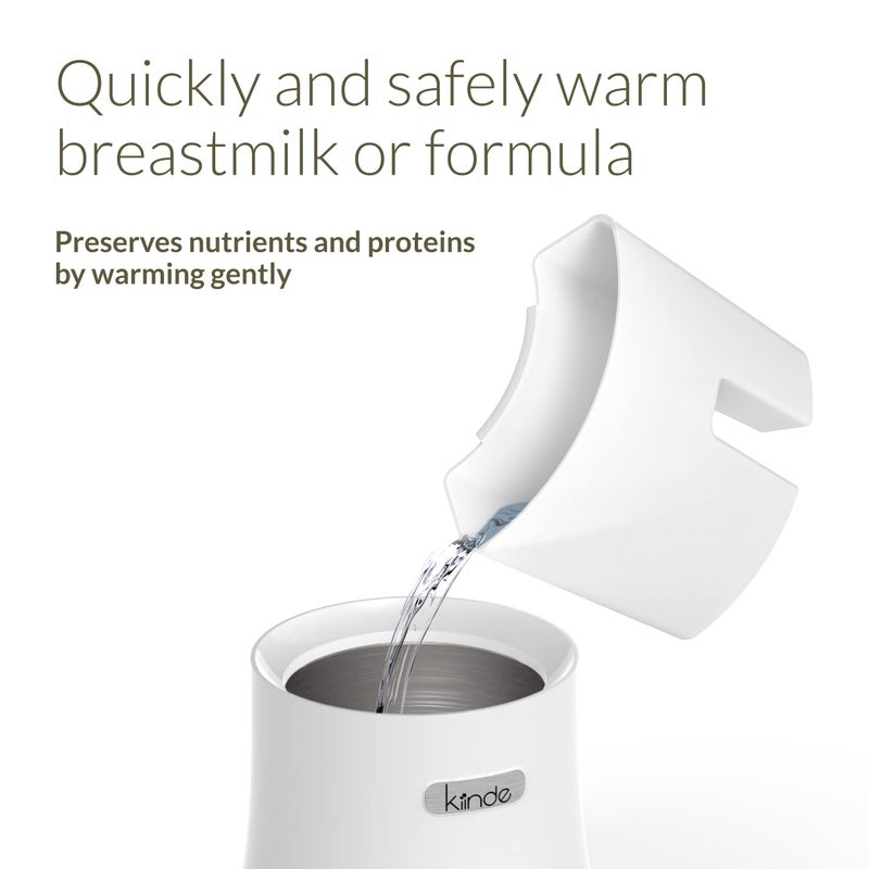 Kiinde Kozii Pro Baby Bottle Warmer and Breast Milk Warmer with SafeHeat Technology and Auto Shutoff for Warming Breast Milk, Infant Formula and Baby Food, Preserves Nutrients - Image 2