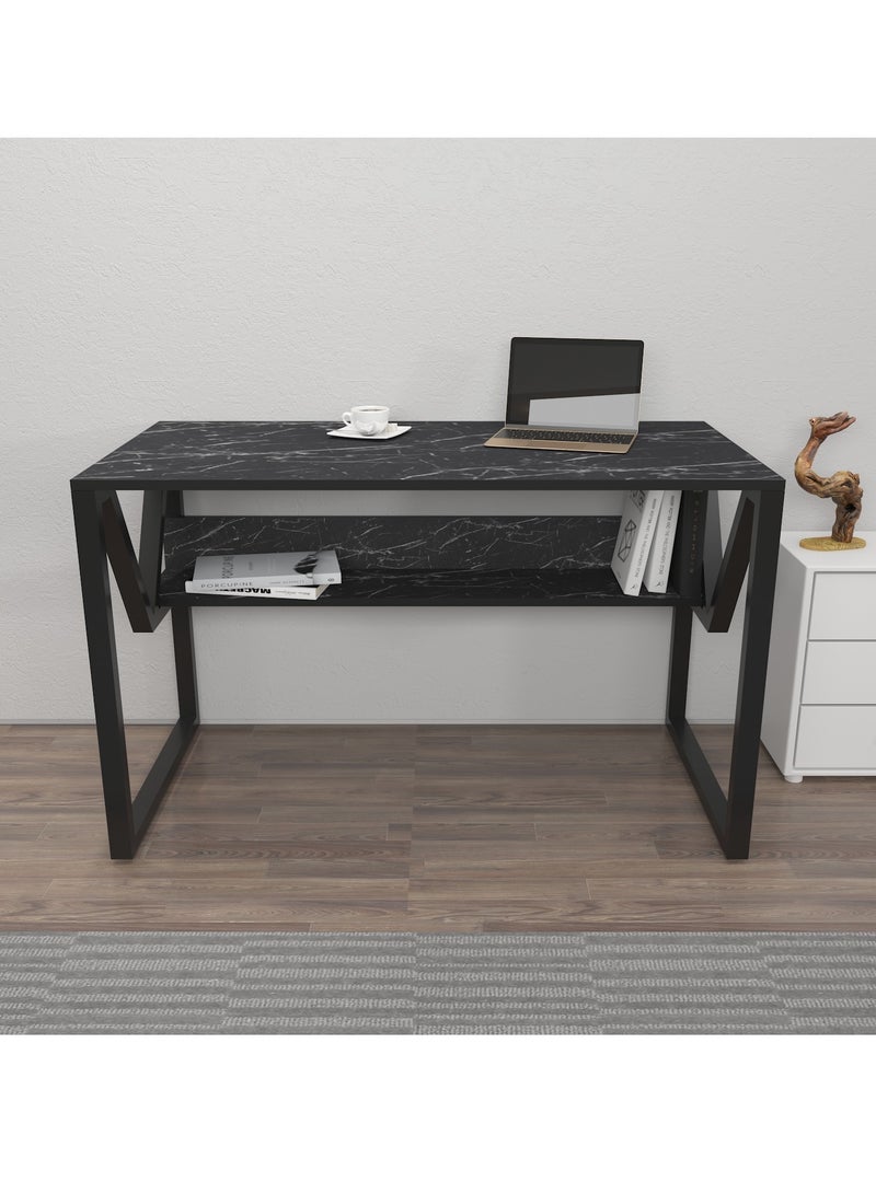 Decorotika Lona Computer Desk with a Metal Frame 120 cm | Work Table - Image 1