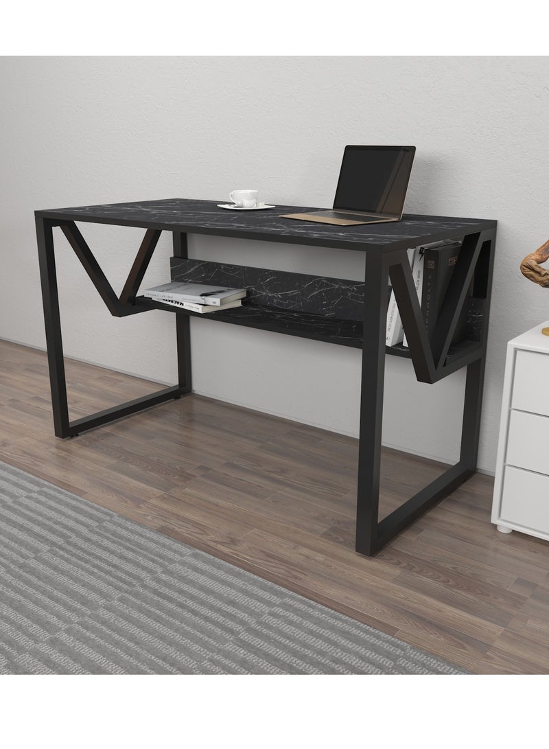 Decorotika Lona Computer Desk with a Metal Frame 120 cm | Work Table - Image 3
