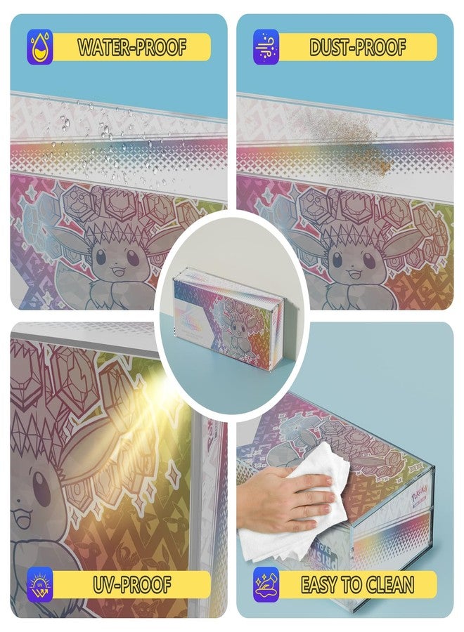 Botyboty Prismatic Evolutions SPC Box Acrylic Display Case, SPC Protector Case, Compatible with Prismatic Evolutions Super-Premium Collection Box, Ultra Thick 8mm + 5mm Acrylic with Strong Magnetic Lid - Image 3