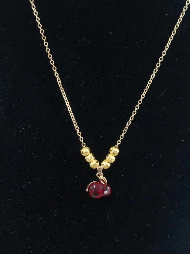 Chic Versatile New Design Ladies Necklace Liufuzhu Red Rabbit Necklace