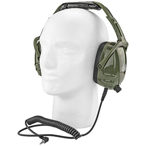 Race Day Electronics - Earmuff Headphones - RDE-990, iPhone & Scanner Compatible - Great for Impact Sports Like Hunting, Gun Range, NASCAR Races, Construction, Work, etc. - Image 1