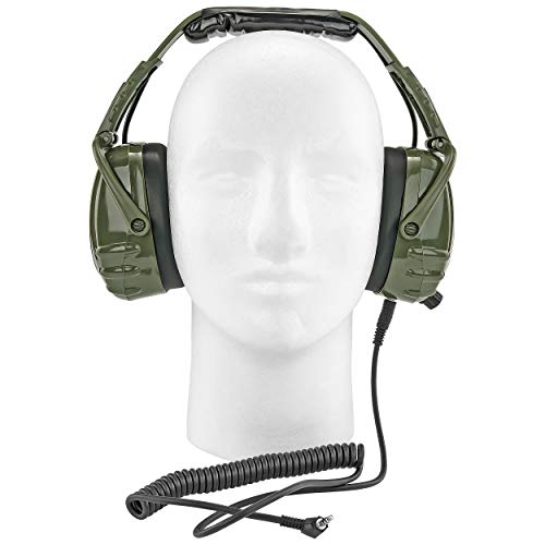Race Day Electronics - Earmuff Headphones - RDE-990, iPhone & Scanner Compatible - Great for Impact Sports Like Hunting, Gun Range, NASCAR Races, Construction, Work, etc. - Image 2