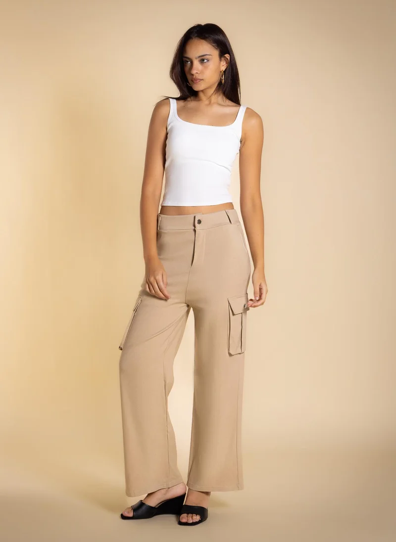 شايبس MID-WAIST CARGO TROUSERS