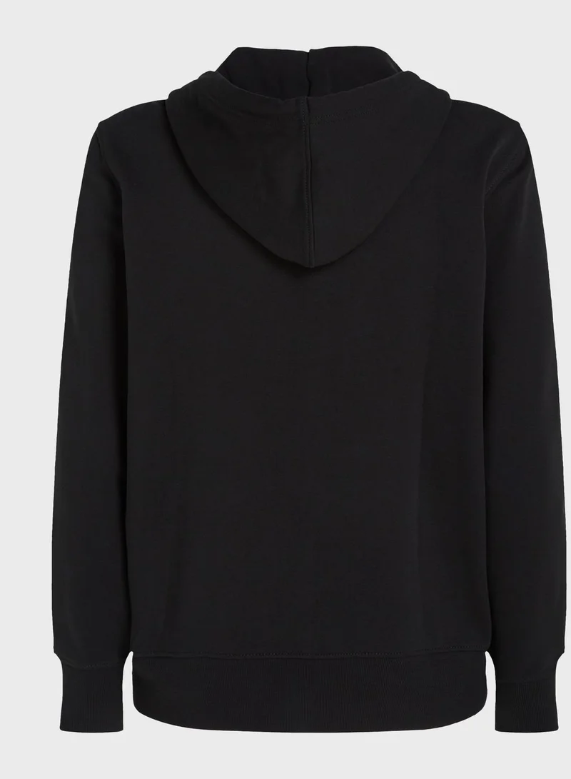 Calvin Klein Jeans Logo Zip Through Hoodie